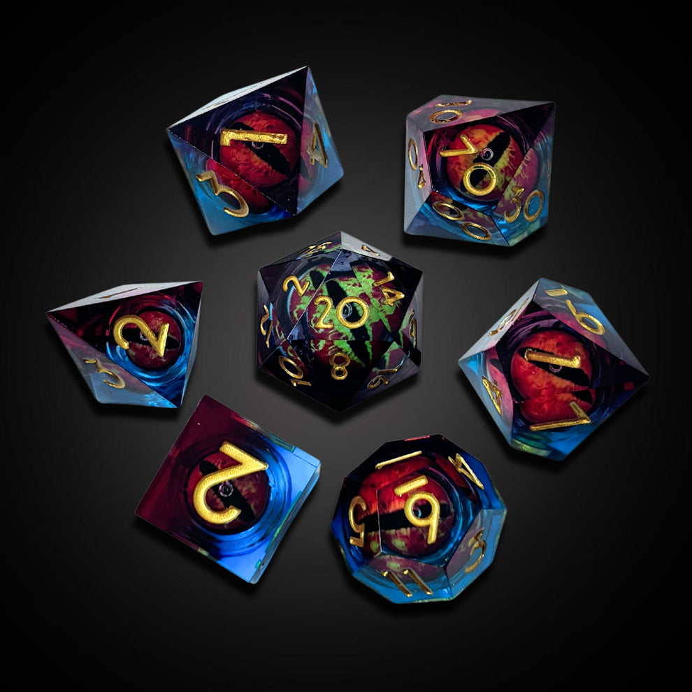 Wyrmwatcher - Liquid Core Dice Set