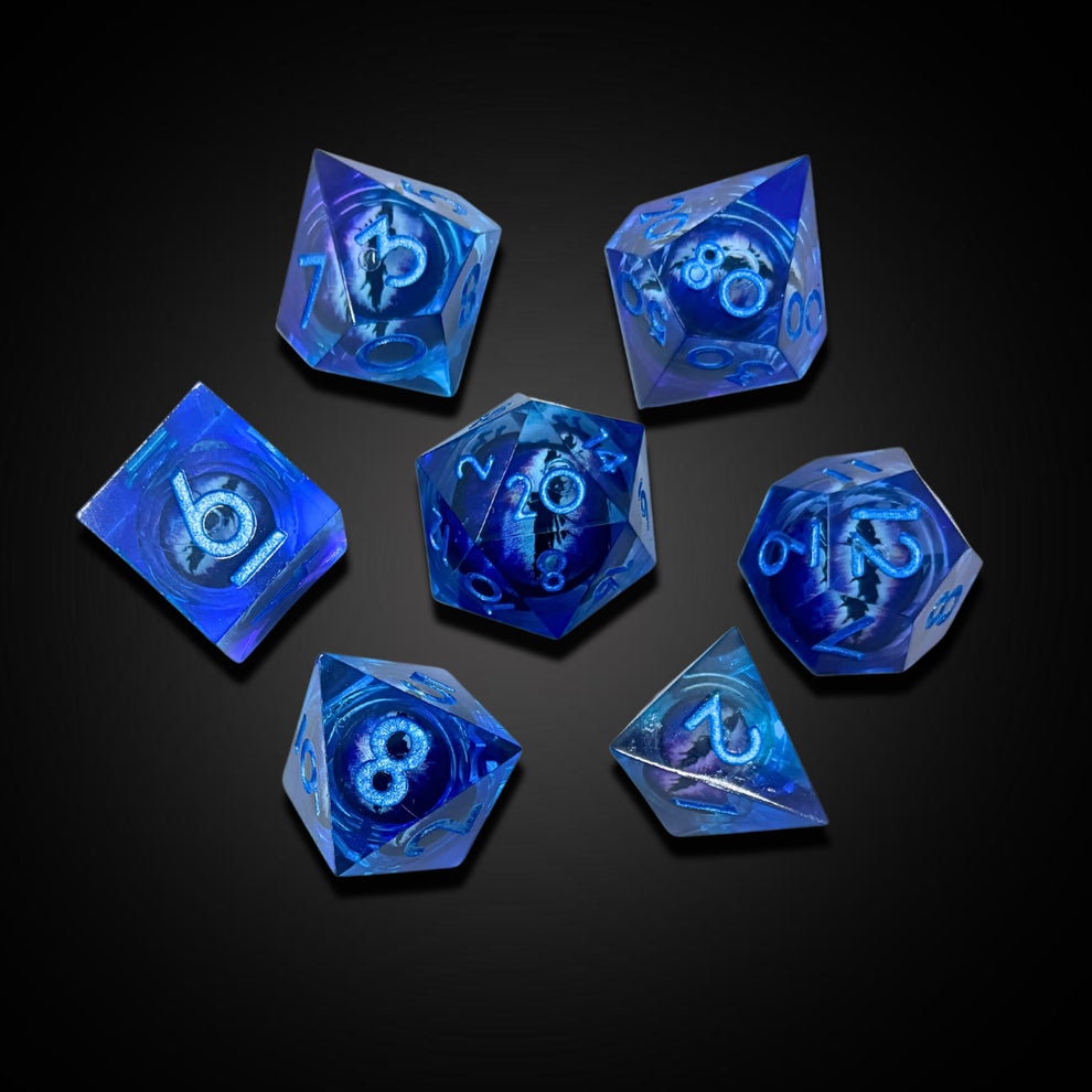 Frostfang's Eye - Liquid Core Dice Set