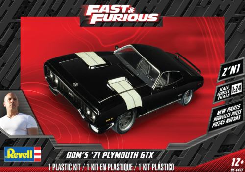 71 DOM'S PLYMOUTH GTX 2n1 1/24