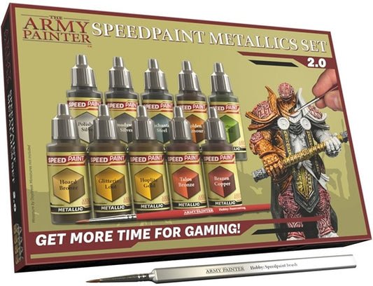 Army Painter Speedpaint Metallics Set 2.0