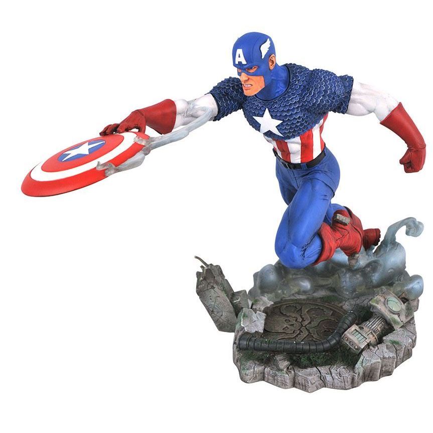 Marvel Gallery Captain America Pvc Diorama