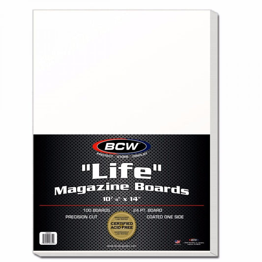 Magazine Size Boards - Comic Supplies - The Hooded Goblin