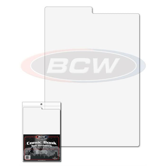 Tall Comic Book Dividers - Comic Supplies - The Hooded Goblin