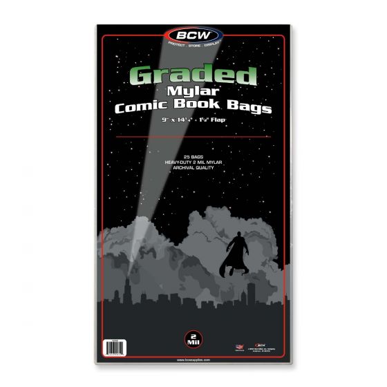 Graded Comic Mylar - 2 Mil - Comic Supplies - The Hooded Goblin