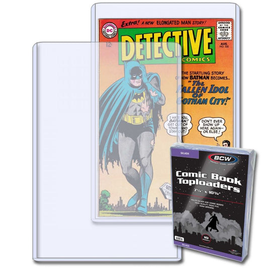 Silver Comic Topload Holder - Comic Supplies - The Hooded Goblin