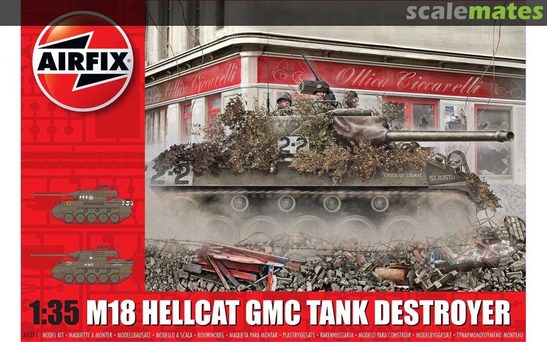 Airfix M18 Hellcat GMC Tank Destroyer 1/35 Scale A1371