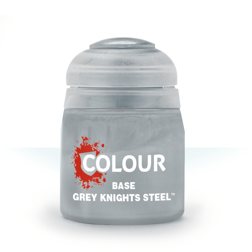 Base: Grey Knights Steel (12Ml) - Citadel Painting Supplies - The Hooded Goblin