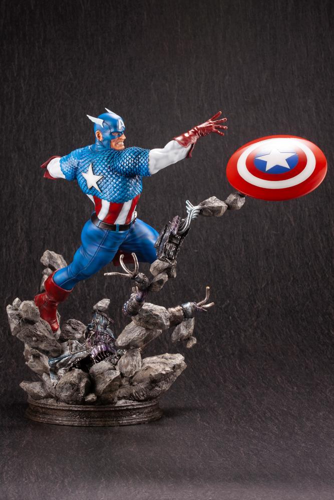 Captain America  Fine Art Statue