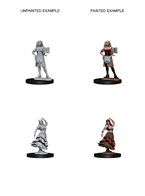 Pathfinder Deep Cuts Unpainted Miniatures: Wave 4: Bartender / Dancing Girl - Roleplaying Games - The Hooded Goblin