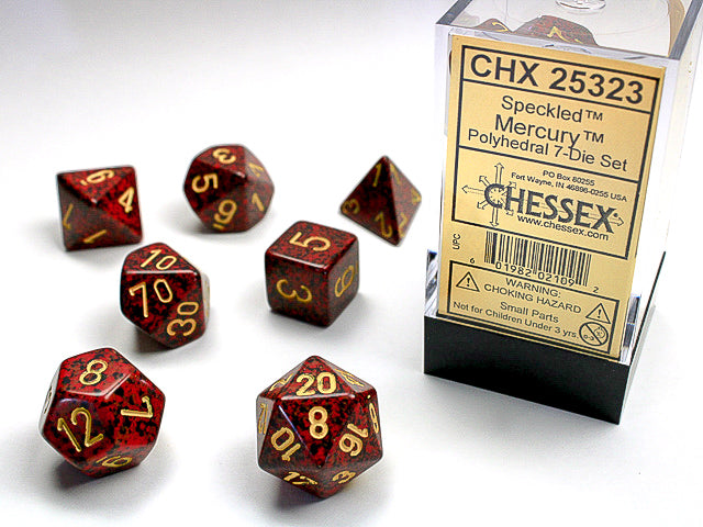 Chessex Speckled 7-Die Set Mercury