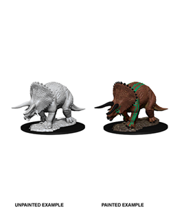 Dungeons & Dragons Nolzur’S Marvelous Miniatures: Triceratops - Dungeons and Dragons - The Hooded Goblin