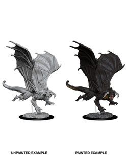 Dungeons & Dragons Nolzur’S Marvelous Miniatures: Young Black Dragon - Dungeons and Dragons - The Hooded Goblin