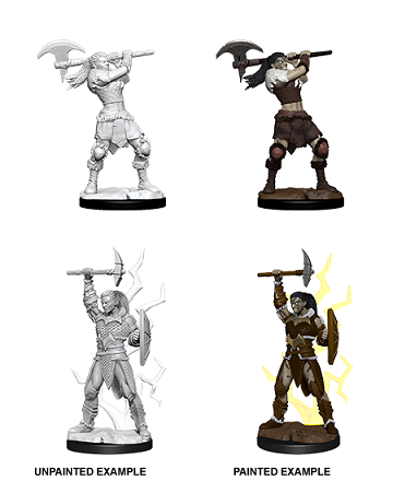 Dnd Unpainted Minis Wv10 Female Goliath  Barbarian - Roleplaying Games - The Hooded Goblin