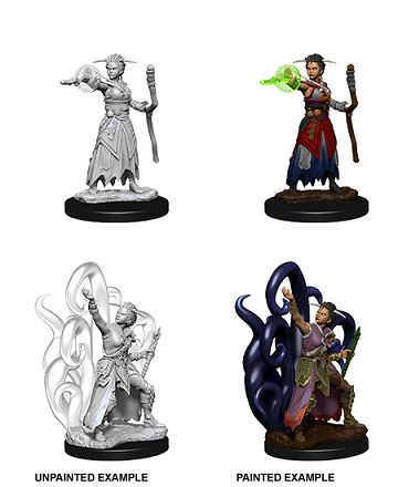 Dnd Unpainted Minis Wv10 Female Human  Warlock - Roleplaying Games - The Hooded Goblin