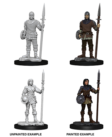 Wizkids Unpainted Minis Wv10 Guards - Roleplaying Games - The Hooded Goblin