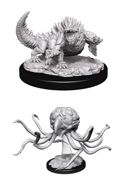 Dungeons & Dragons Nolzur’S Marvelous Miniatures: Grell And Basilisk - Roleplaying Games - The Hooded Goblin