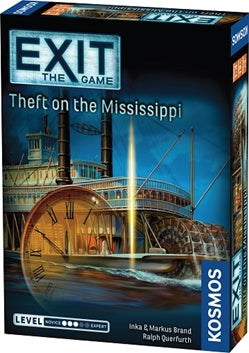 Exit: Theft On The Mississippi - Board Game - The Hooded Goblin