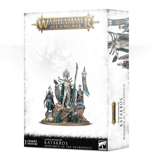Ossiarch Bonereapers Katakros, Mortarch Of The Necropolis - Warhammer: Age of Sigmar - The Hooded Goblin