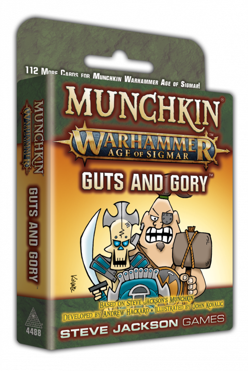 Munchkin Warhammer Age Of Sigmar: Guts And Gory - Board Game - The Hooded Goblin