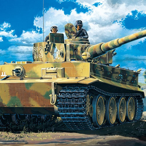 [1/35] 13239 GERMAN TIGER-I (EARLY VERSION)  ACADEMY Model Tank - Model Kit - The Hooded Goblin