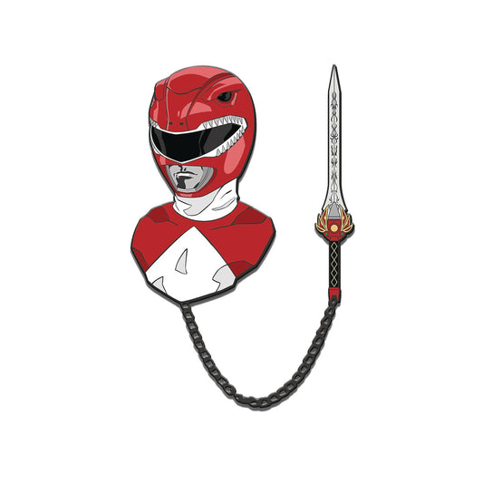 Power Rangers Red Ranger Luxury Enamel Pin - Pin - The Hooded Goblin