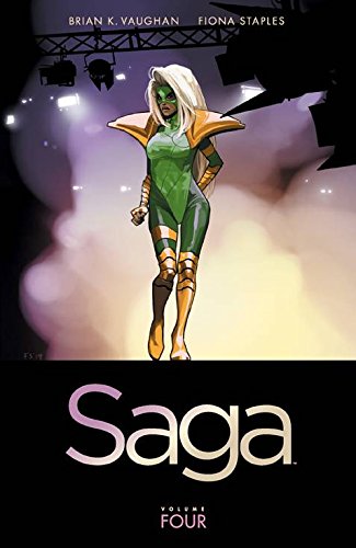 Saga, Vol. 4 Paperback - Graphic Novel - The Hooded Goblin