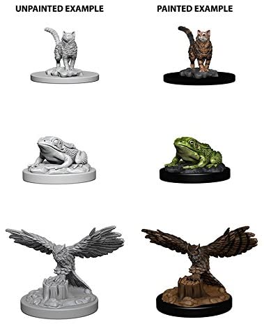 Wizkids Deep Cuts Unpainted Miniatures: Wave 4: Familiars - Roleplaying Games - The Hooded Goblin