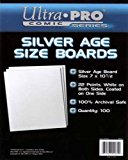 Silver Age Size Boards 100 Count - Comic Supplies - The Hooded Goblin