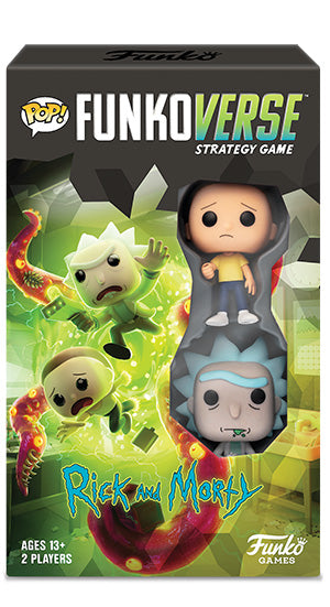 Pop! Funkoverse: Rick And Morty 100 Strategy Game Expandalone - Board Game - The Hooded Goblin