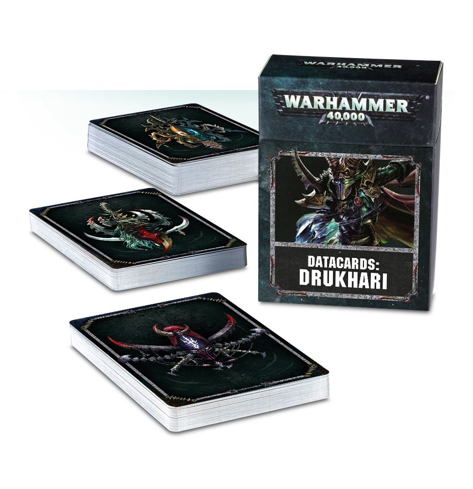 Datacards: Drukhari - Warhammer: 40k - The Hooded Goblin