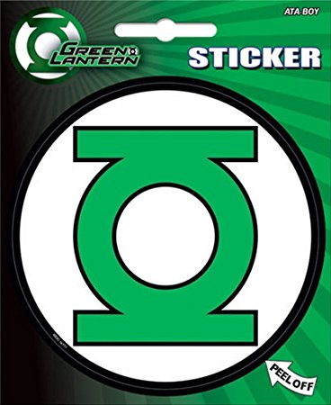 Green Lantern Symbol Sticker - Sticker - The Hooded Goblin