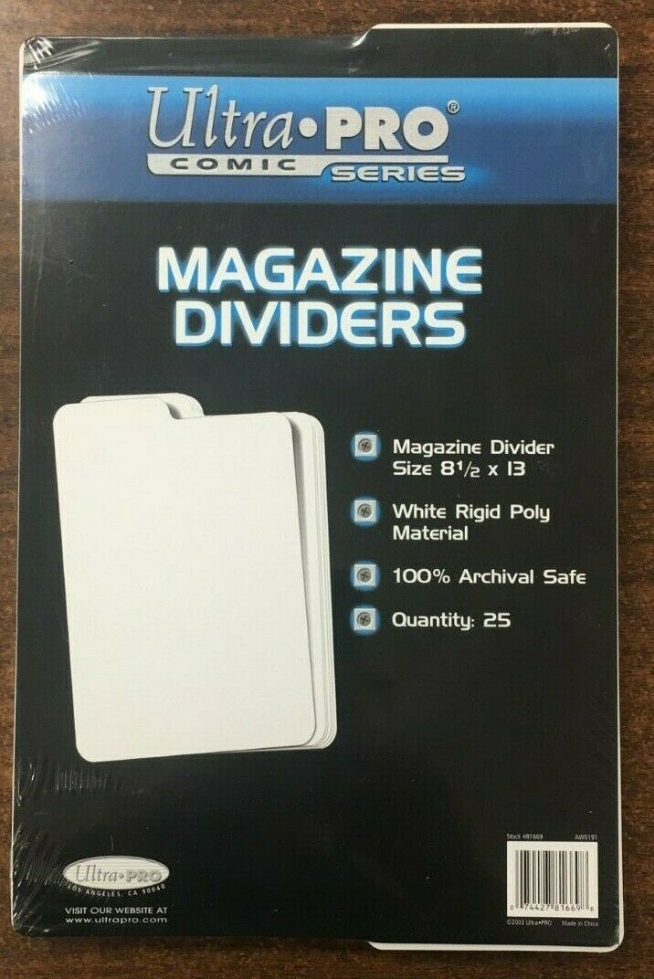 BCW Magazine Dividers (25) - Supplies - The Hooded Goblin