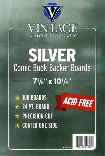 Silver Size - 24pt - 7 1/8" x 10 1/2" - Comic Supplies - The Hooded Goblin