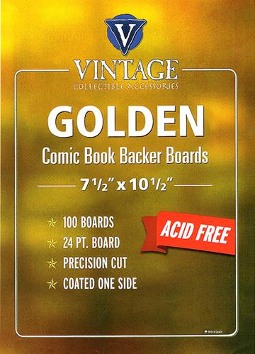 Golden Size - 24pt - 7 1/2" x 10 1/2" - Comic Supplies - The Hooded Goblin