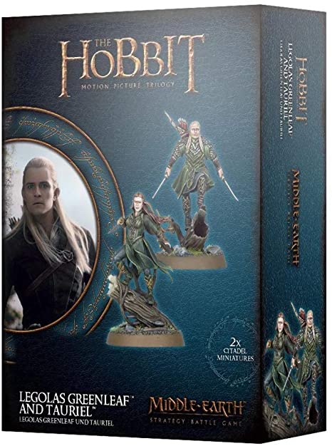 Legolas Greenleaf And Tauriel - Middle Earth Strategy Battle Game - The Hooded Goblin