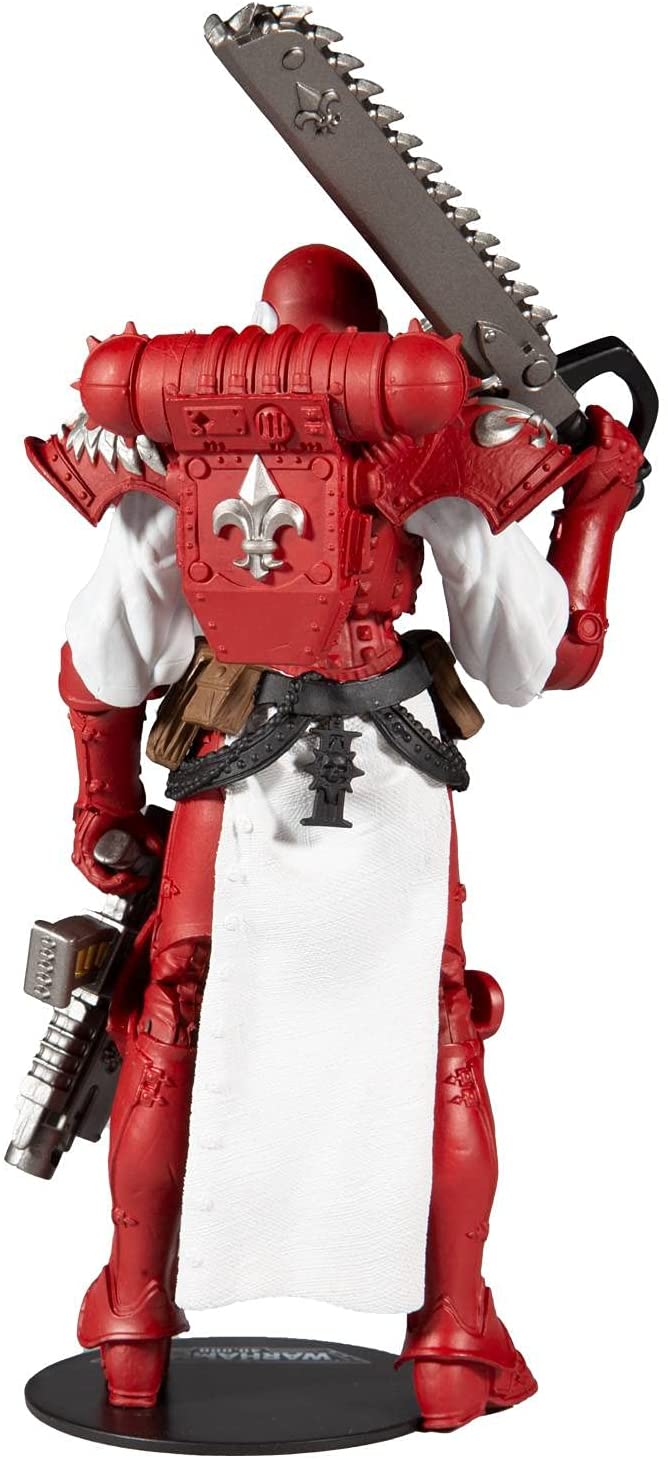 McFarlane Toys - Warhammer 40,000 - Adepta Sororitas Battle Sister (The Order of The Bloody Rose) 7" Action Figure, Multicolor