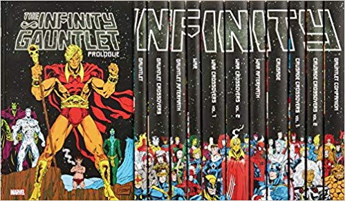 Infinity Gauntlet Box Set Slipcase Hardcover - Graphic Novel - The Hooded Goblin