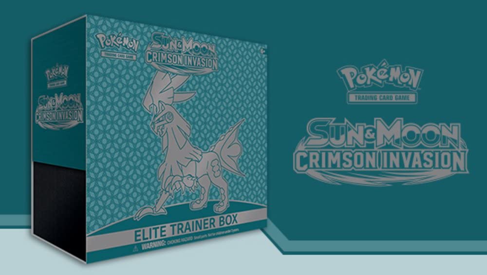 Pokemon TCG Sun & Moon-Crimson Invasion Elite Trainer Box