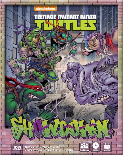 Idw Games Teenage Mutant Ninja Turtles Showdown: Bebop And Rocksteady Board Game - Board Game - The Hooded Goblin