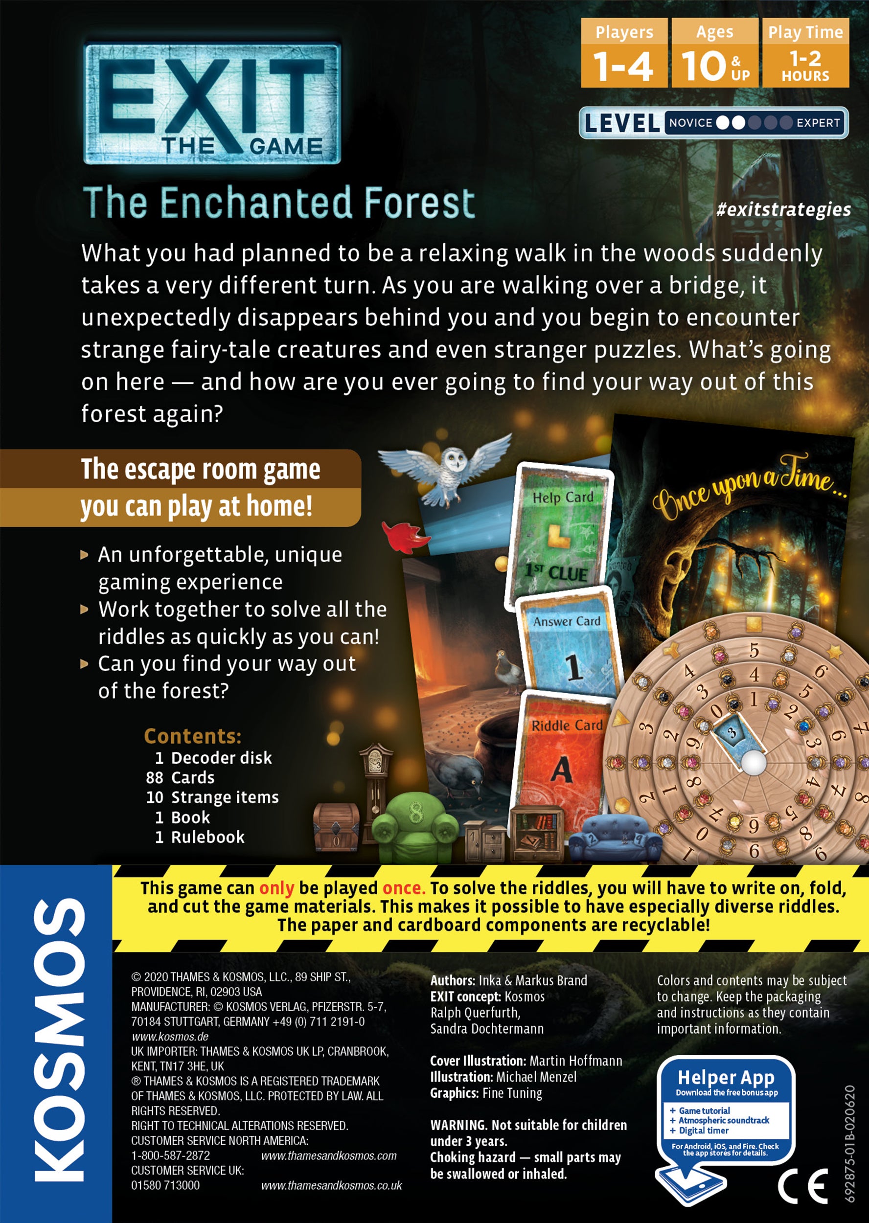 Exit: The Game – The Enchanted Forest - Board Game - The Hooded Goblin