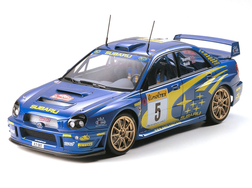 Tamiya Subaru Impreza WRC 2001 Rally of Great Britain 1/24 Scale Sports Car Series Model Kit