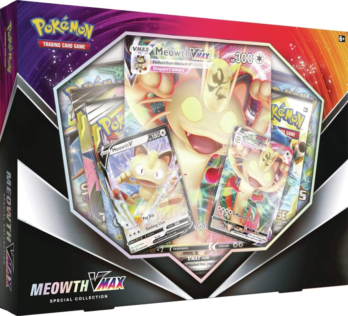 Pokémon Meowth VMAX Special Collection - Pokemon TCG - The Hooded Goblin