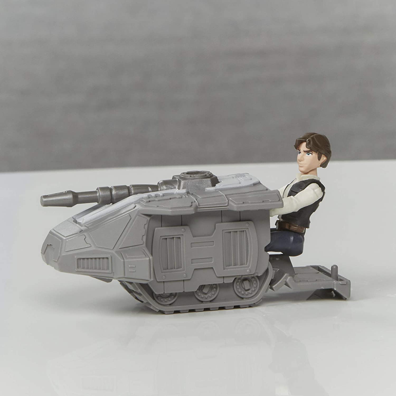 Star Wars Mission Fleet Han Solo Millennium Falcon 2.5-Inch-Scale Figure And Vehicle, Toys For Kids Ages 4 And Up -  - The Hooded Goblin