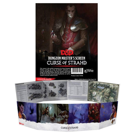 Dungeons & Dragons - Curse Of Strahd Dm Screen - Roleplaying Games - The Hooded Goblin