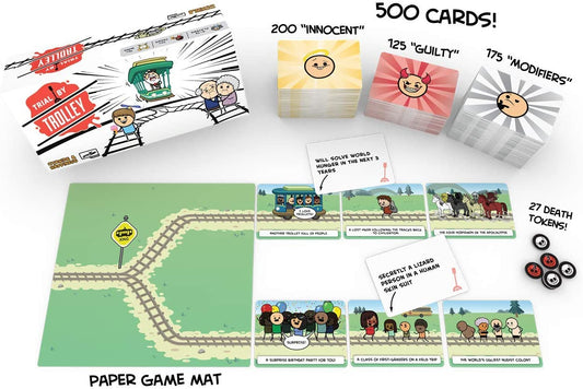 Trial By Trolley - Board Game - The Hooded Goblin