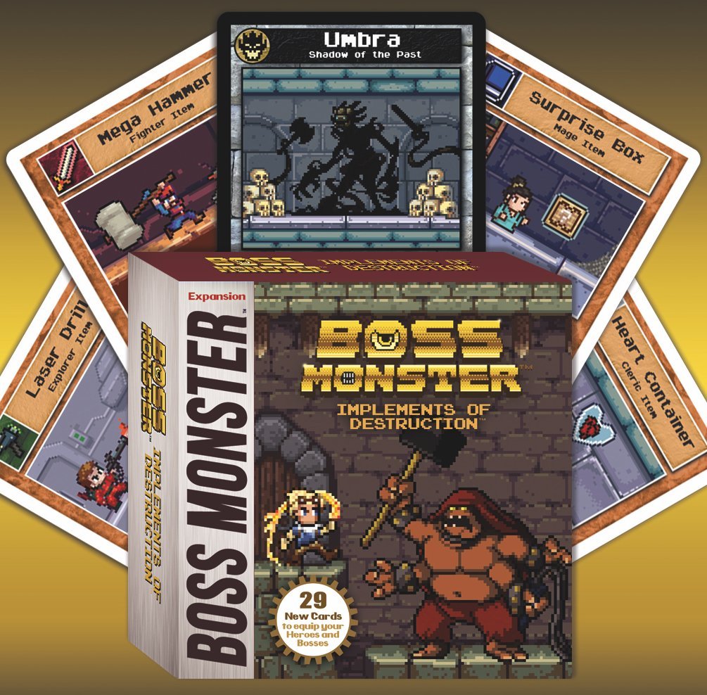Boss Monster: Implements Of Destruction - Card Game - The Hooded Goblin