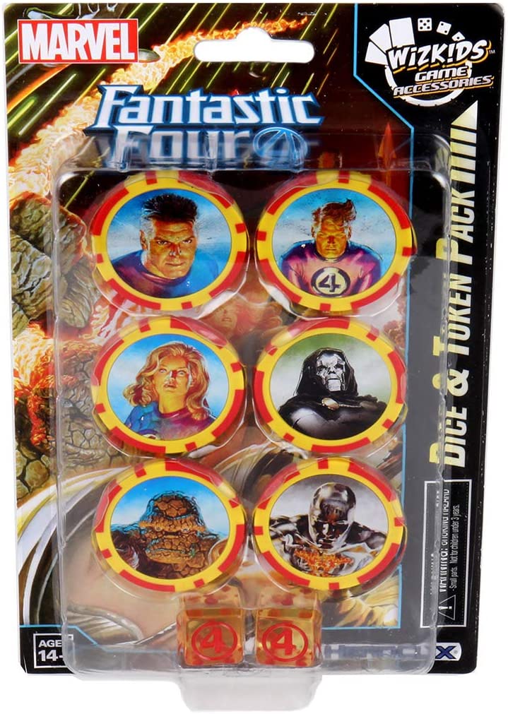 Heroclix Fantastic Four Dice And Token Set - HeroClix - The Hooded Goblin