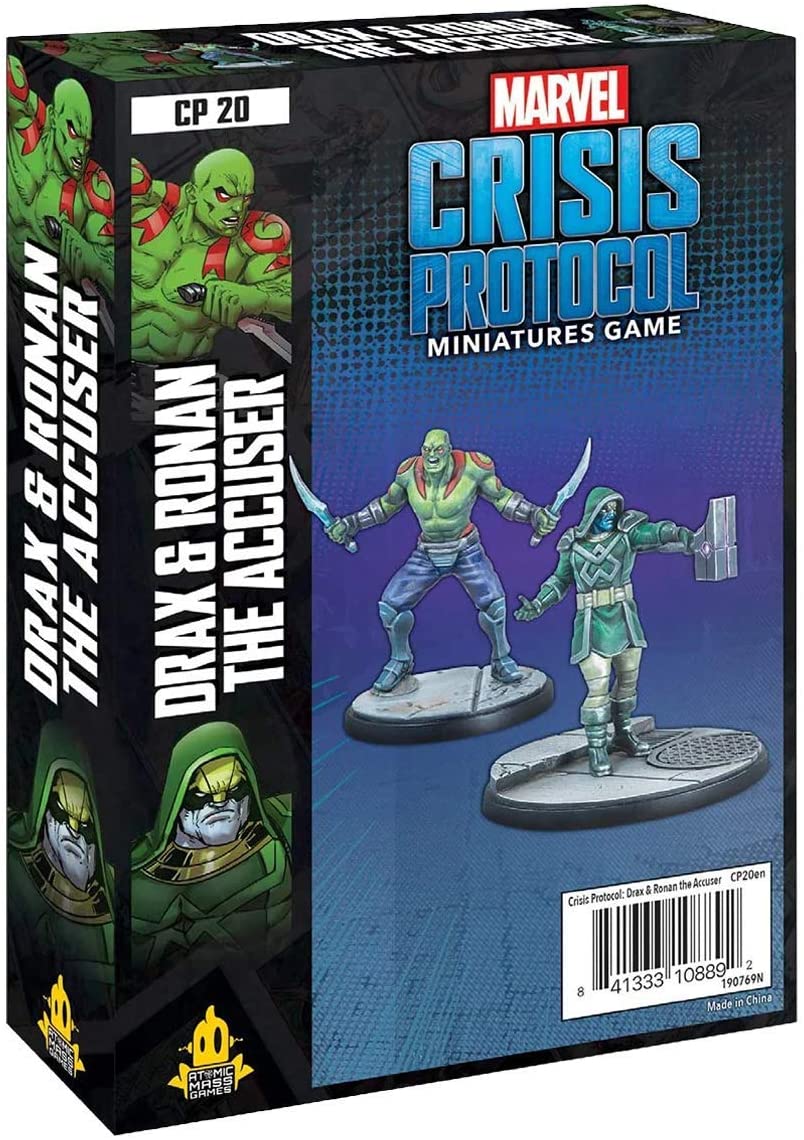 Crisis Protocol: Drax And Ronan The Accuser - Marvel Crisis Protocol - The Hooded Goblin