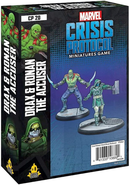 Crisis Protocol: Drax And Ronan The Accuser - Marvel Crisis Protocol - The Hooded Goblin