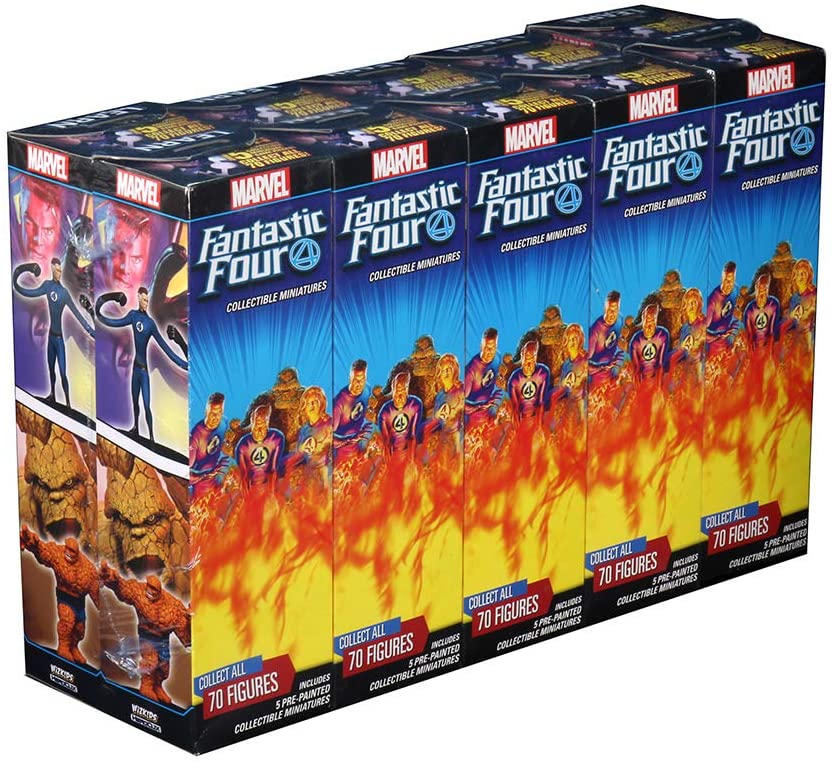 Fantastic Four Booster Boxes 5 Figures Per Booster - HeroClix - The Hooded Goblin